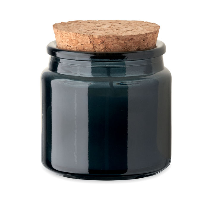 VALO - Plantaardige waskaars 70gr - voor bedrijven en relatiegeschenken - Marineblauw