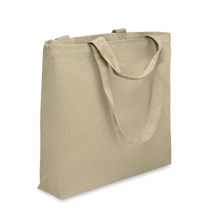 MALDI BEACH - Strandtas canvas 320gr/m² - voor bedrijven en relatiegeschenken - Khaki