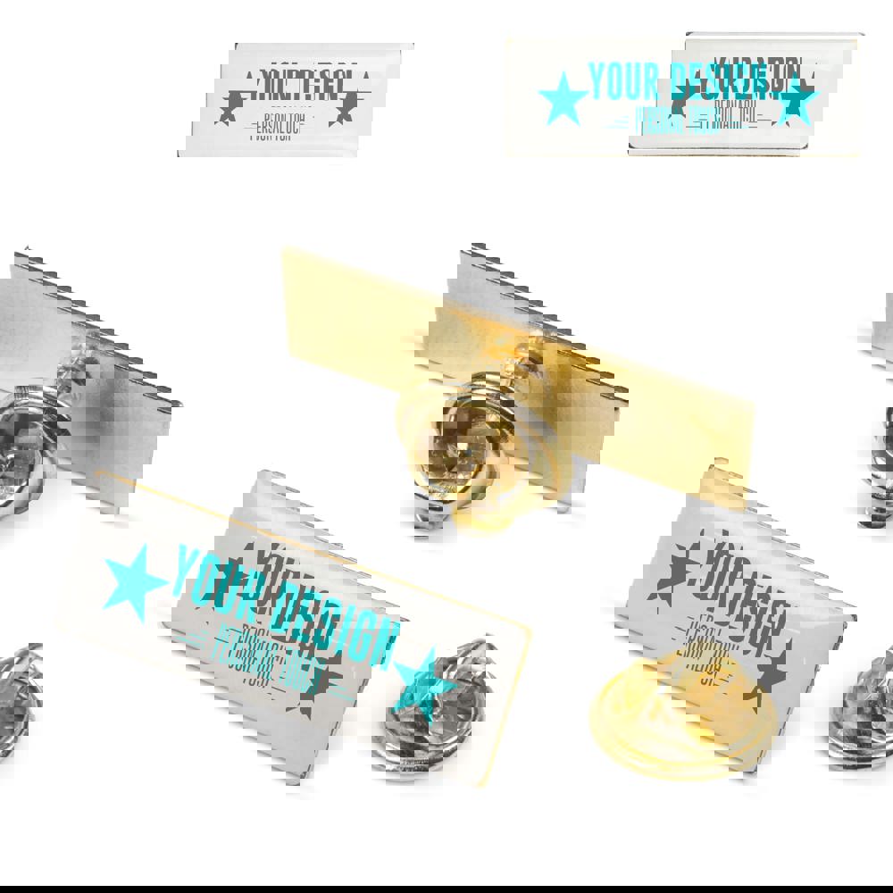 Badge metalen pin 30x10mm - voor bedrijven en relatiegeschenken