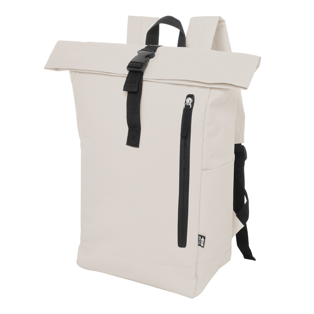 Reback - RPET-rugzak - met logo of onbedrukt bestellen - Natuurlijk