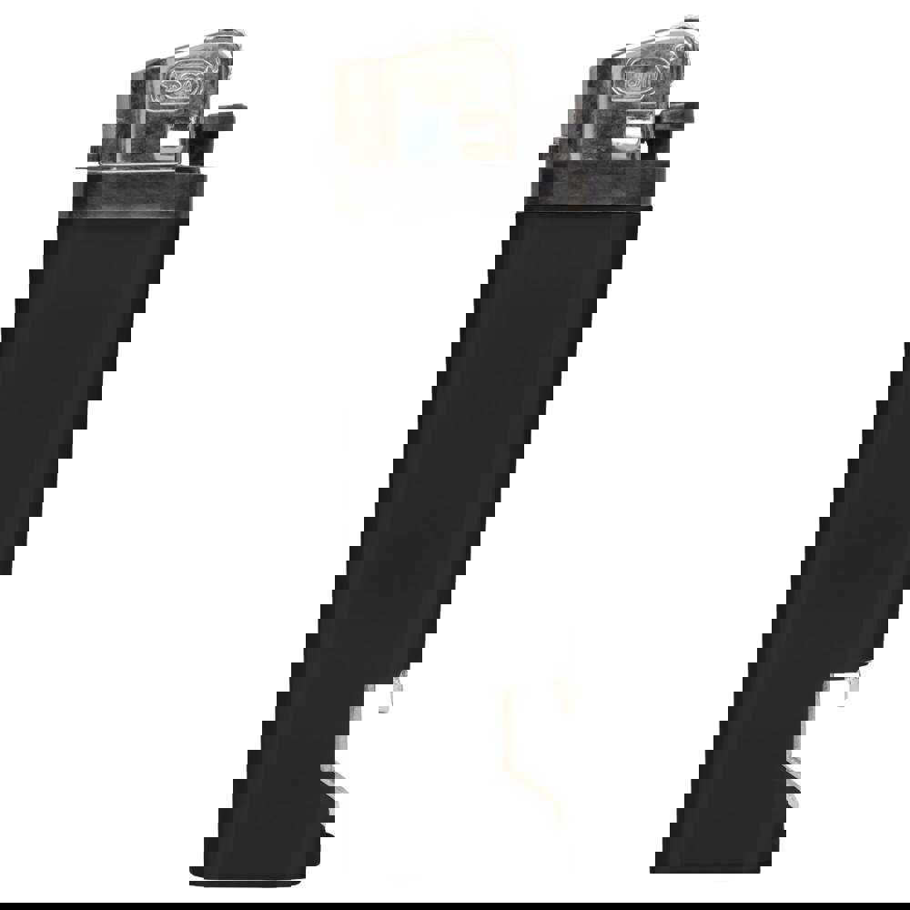 Wegwerpaansteker met flesopener - met logo of onbedrukt bestellen - Zwart