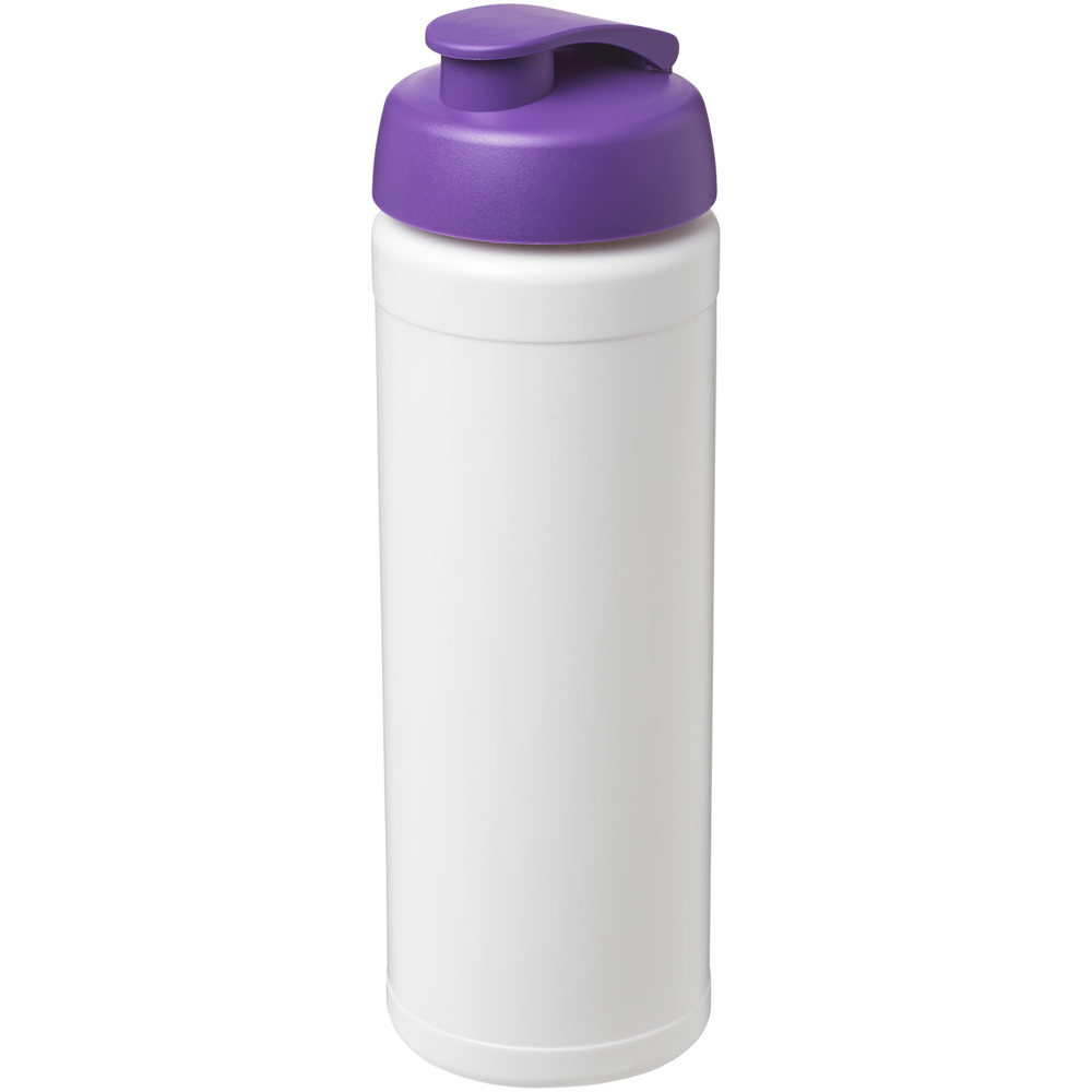 Baseline® Plus 750 ml sportfles met flipcapdeksel - kopen of bedrukken - Wit, Paars