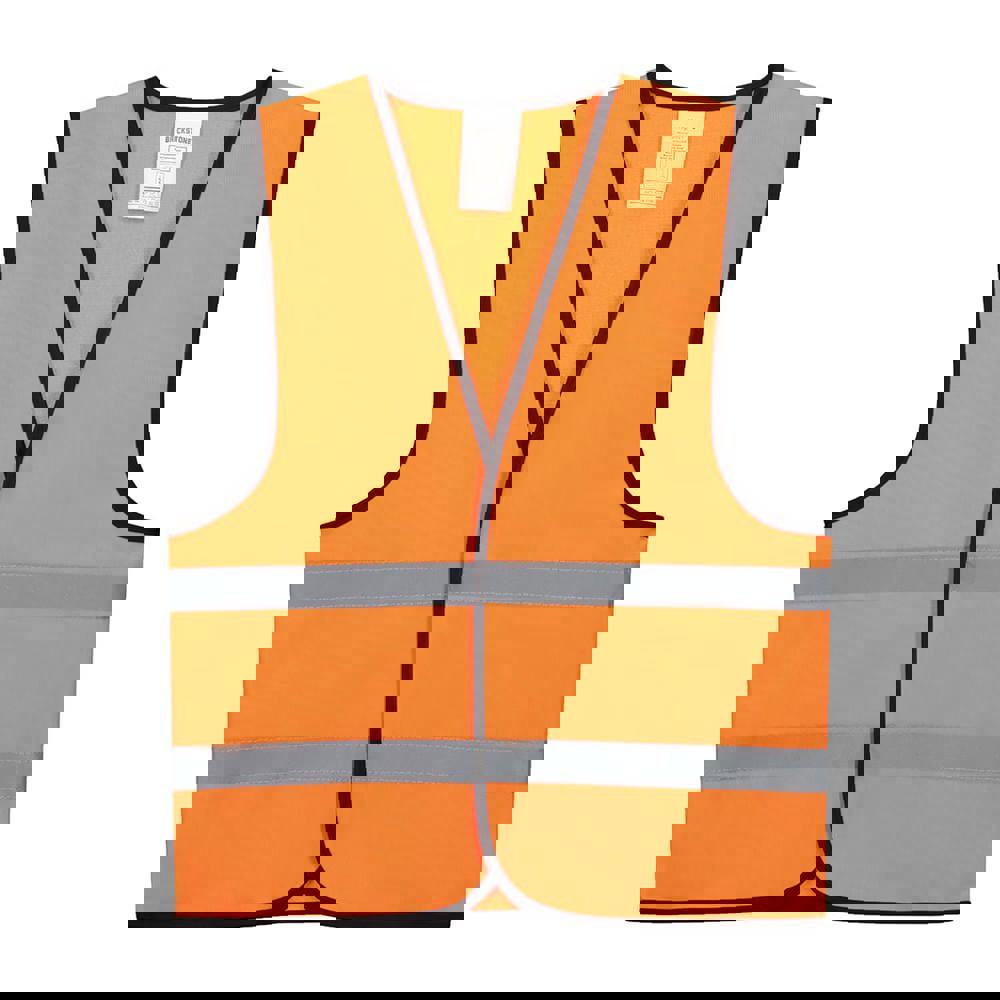 Kinder veiligheidsvest 3-6 jaar - EN 17353 - met logo of onbedrukt bestellen - Oranje (PMS 165c) / Oranje