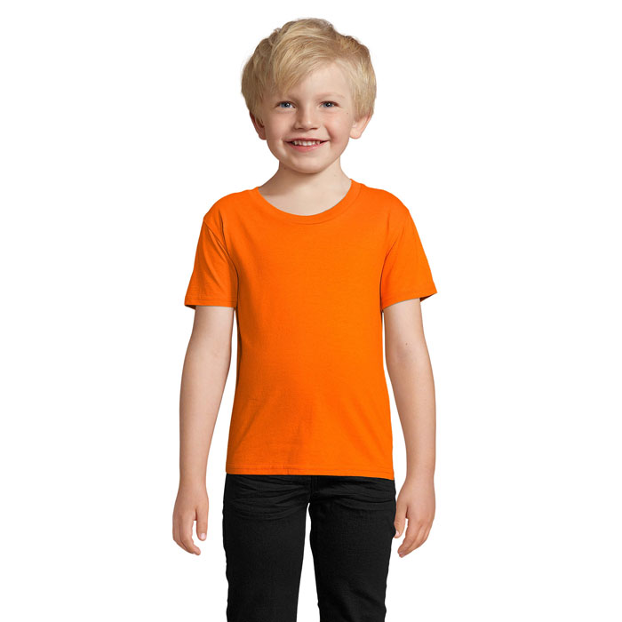 PIONEER KIDS - PIONEER KIDS T-SHIRT - bedrukt of onbedrukt verkrijgbaar - Oranje