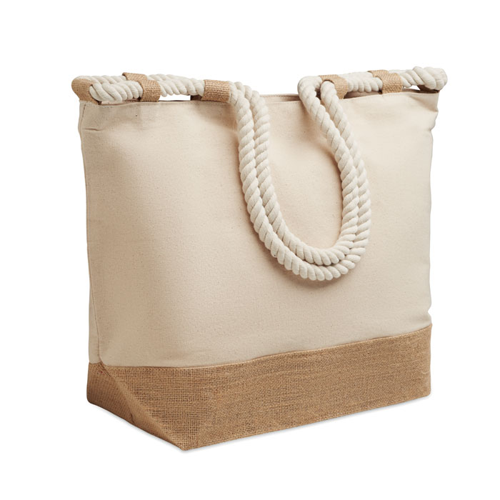 MAKENKE - Strandtas canvas/jute - kopen of bedrukken