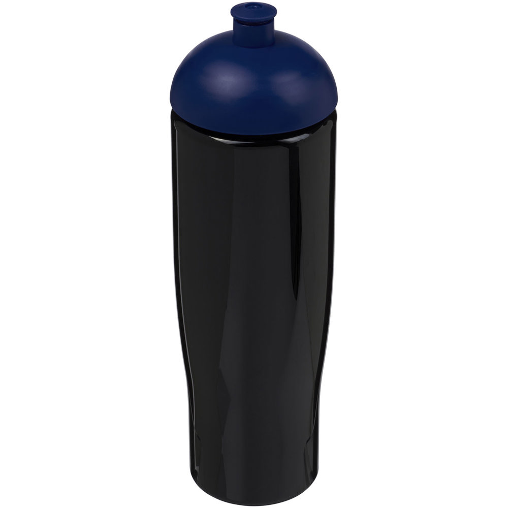 H2O Active® Tempo 700 ml bidon met koepeldeksel - bedrukt of onbedrukt verkrijgbaar - Zwart, Blauw