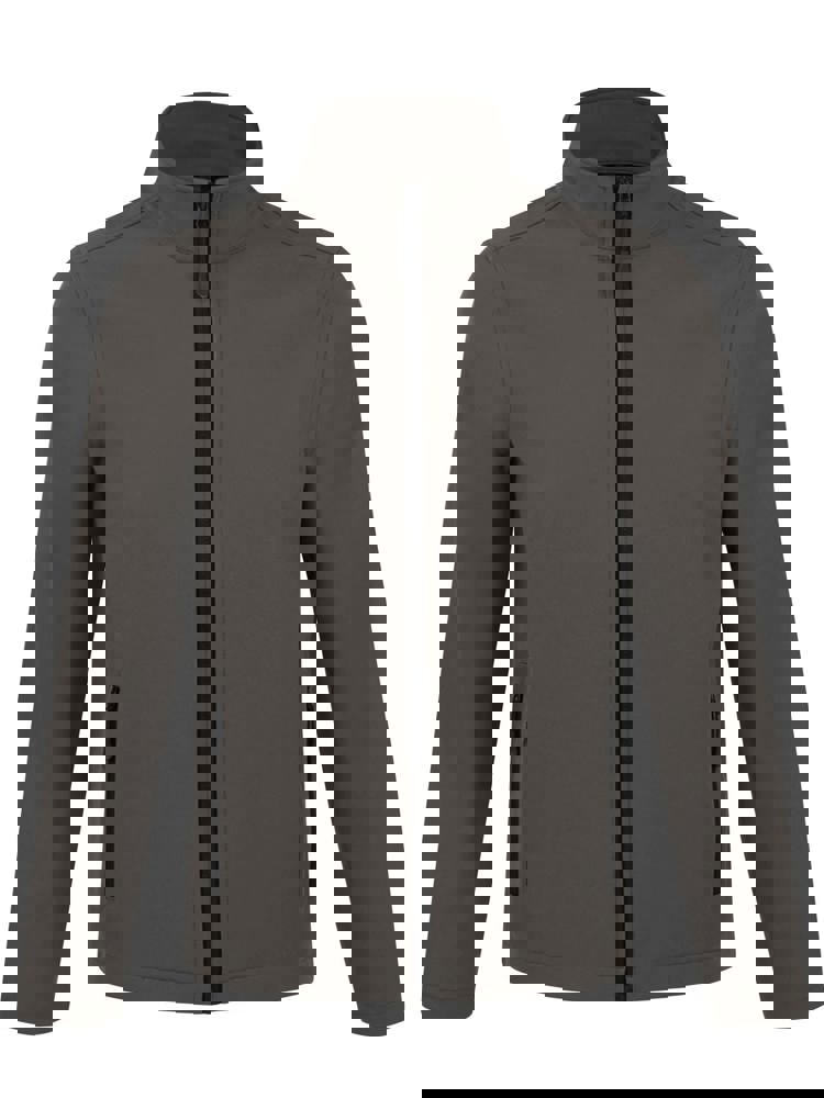 BS Visitor softshell jas, 280 gr/m² - bedrukt of onbedrukt verkrijgbaar - Donkergrijs (PMS 7540C)