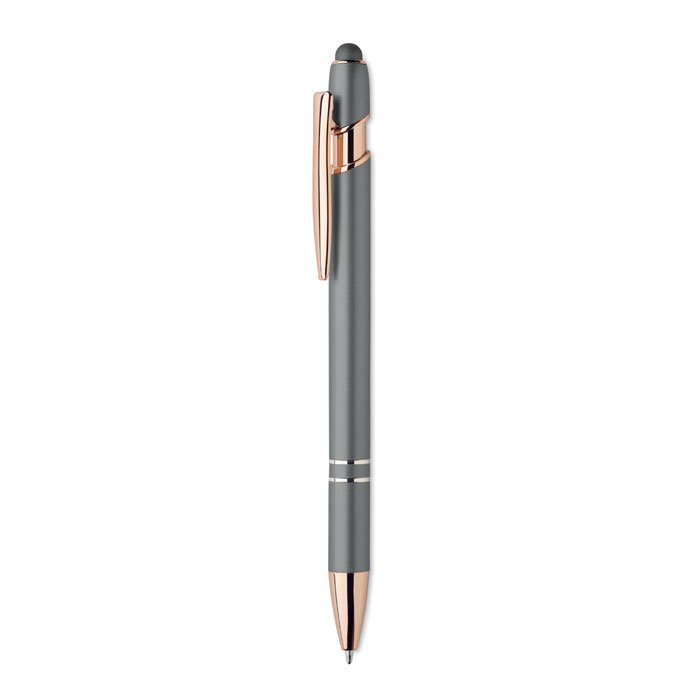 SCRIBBLE - Gerecyclede aluminium pen - kopen of bedrukken - Steengrijs