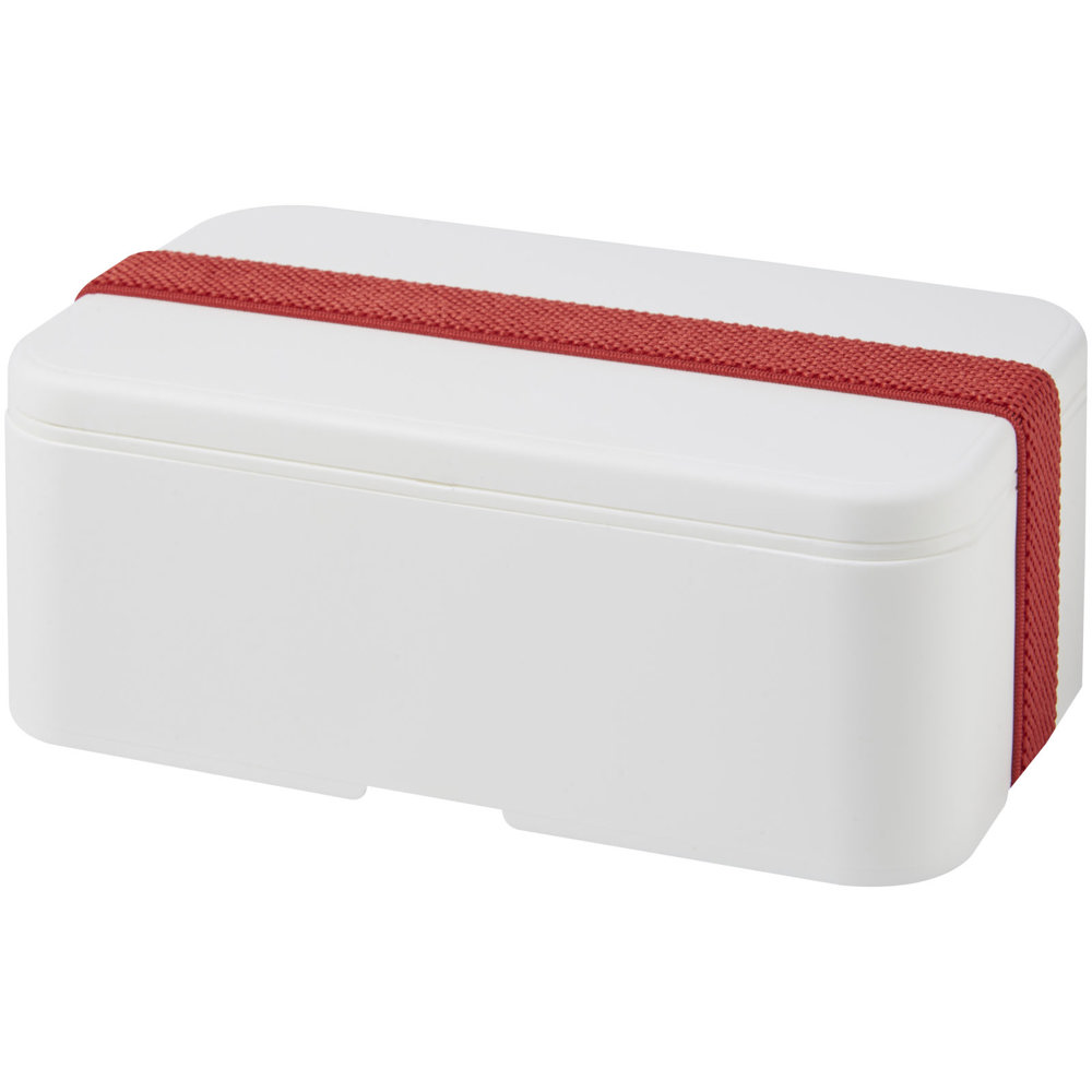 MIYO 700 ml enkellaagse lunchbox - met logo of onbedrukt bestellen - Wit, Rood