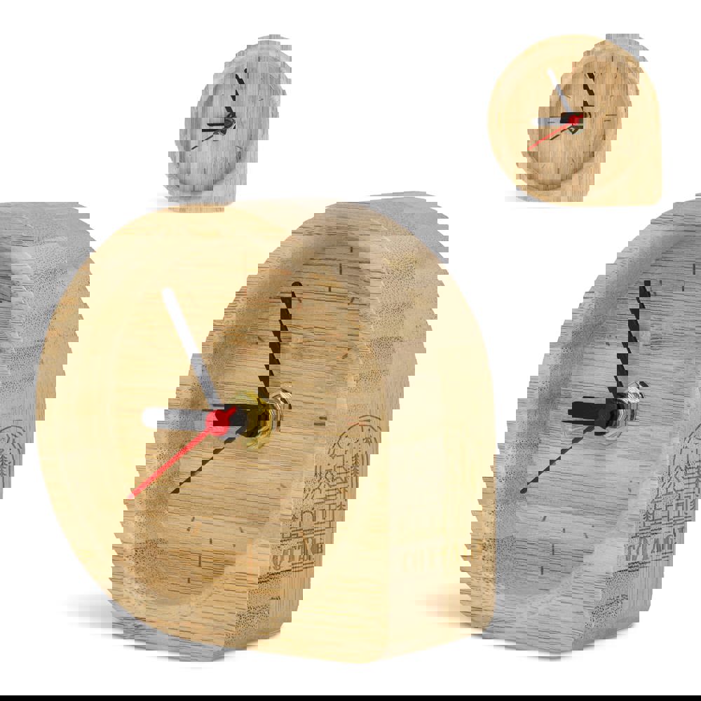 Droplet bureauklok - met logo of onbedrukt bestellen