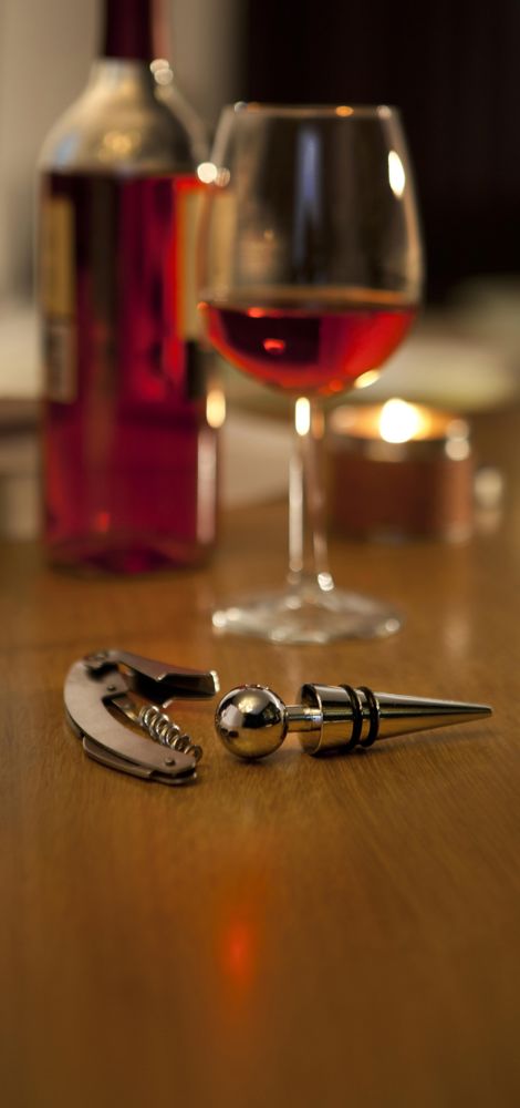 RVS wijn cadeauset Eve