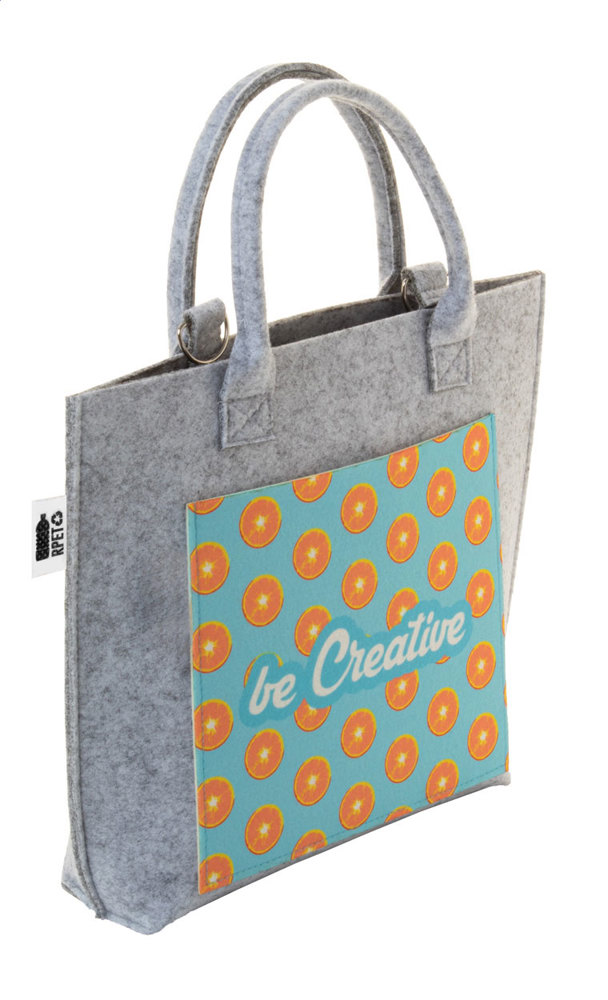 CreaFelt Cross - custom made RPET crossbody tas - voor bedrijven en relatiegeschenken