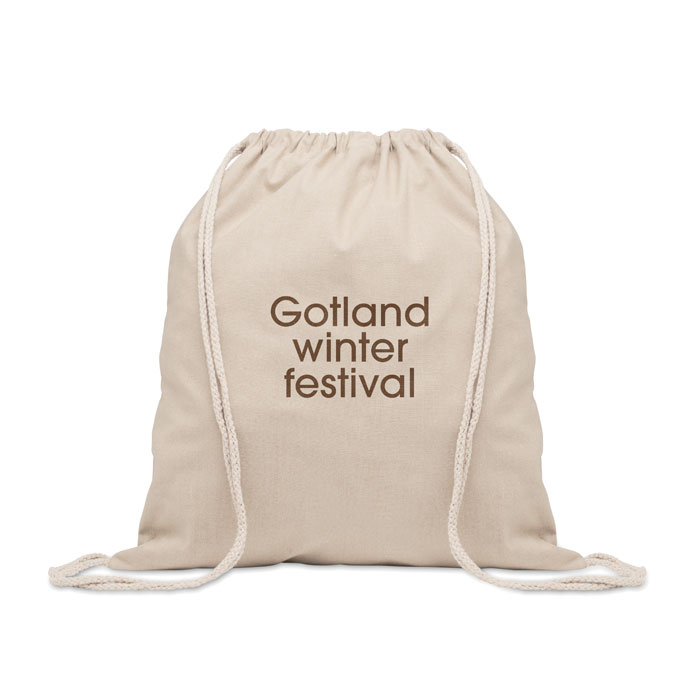 CABETRI - Trekkoord rugzak gerecycled - voor bedrijven en relatiegeschenken