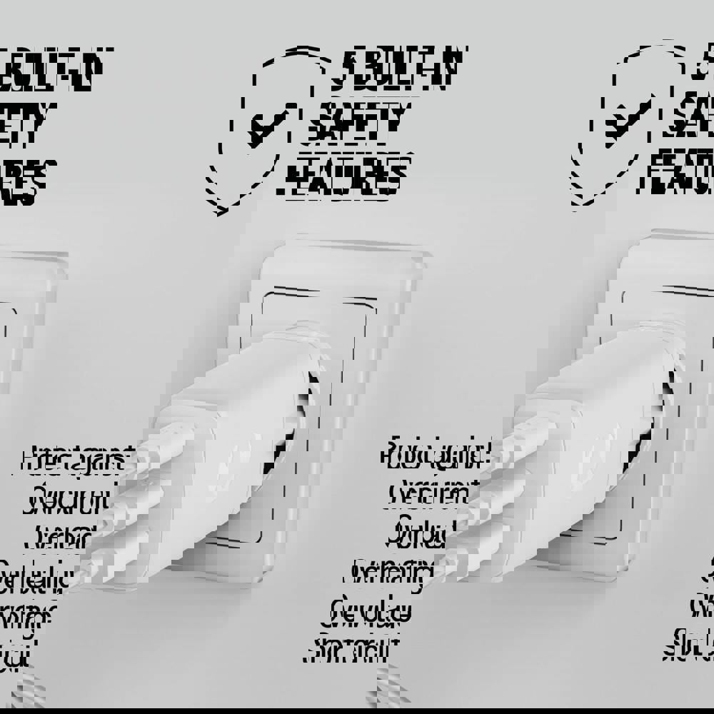 Fresh 'n Rebel 67W Laptop Snellader GaN USB-C &amp; USB-A