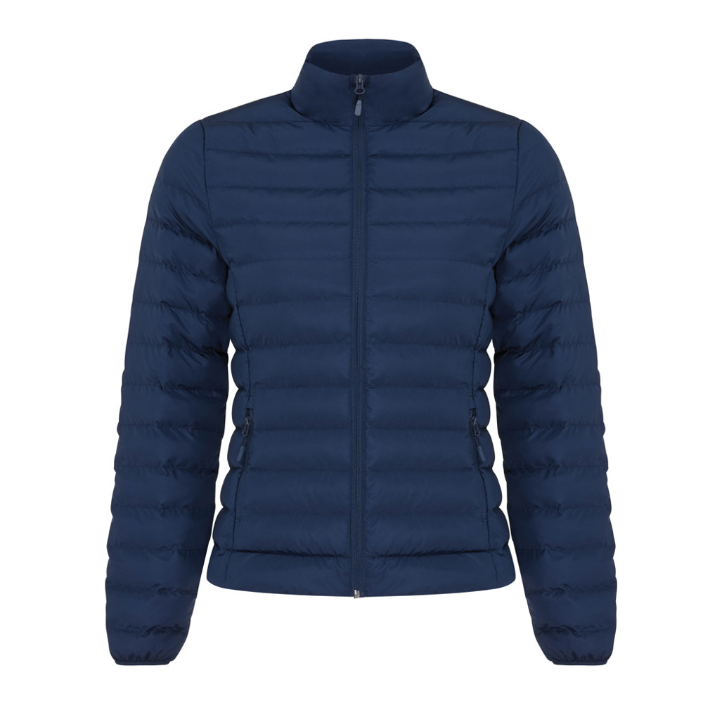 IQONIQ Maiko dames gerecycled polyester jas met voering - kopen of bedrukken - donkerblauw (± PMS 19-3923TCX)