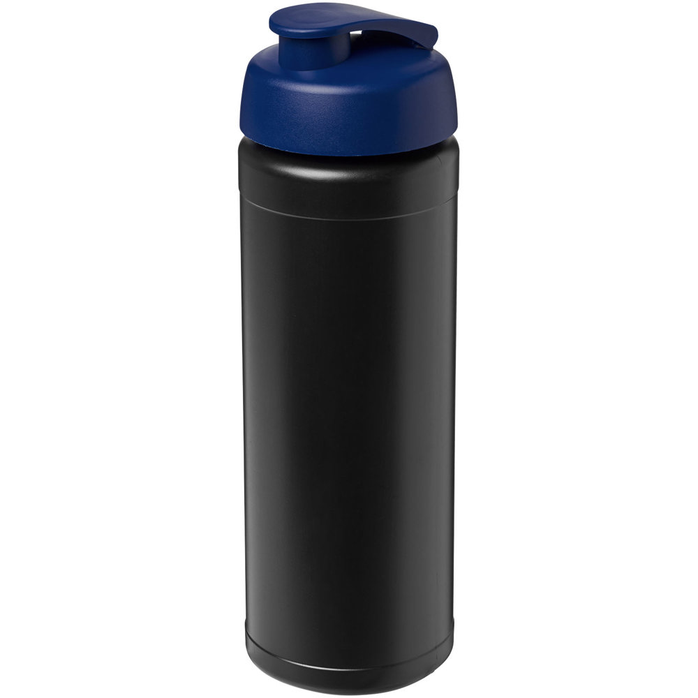 Baseline® Plus 750 ml sportfles met flipcapdeksel - kopen of bedrukken - Zwart, Blauw