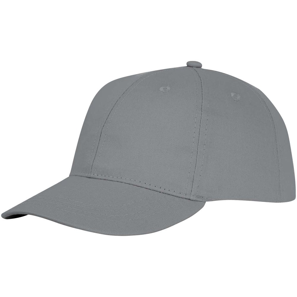Ares 6 panel cap - bedrukt of onbedrukt verkrijgbaar - grijs