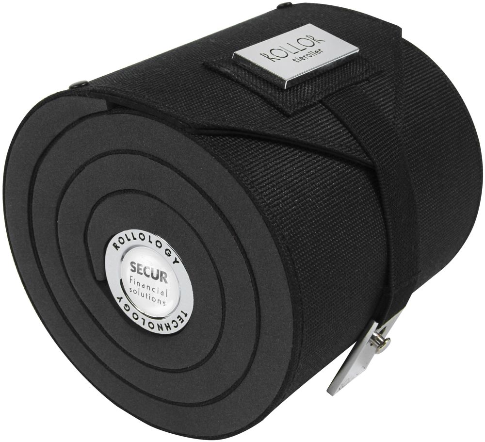 Rollor Tierollor stropdas opbergtas Gabriella - bedrukt of onbedrukt verkrijgbaar - Zwart