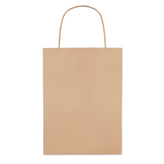 PAPER SMALL - Papieren tas klein 150 gr/m² - voor bedrijven en relatiegeschenken - beige