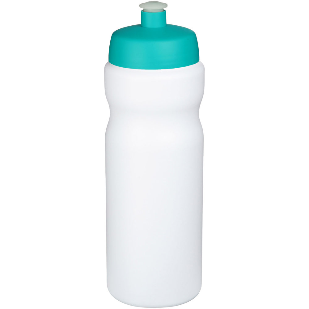 Baseline® Plus 650 ml sportfles - met logo of onbedrukt bestellen - Wit, Aqua
