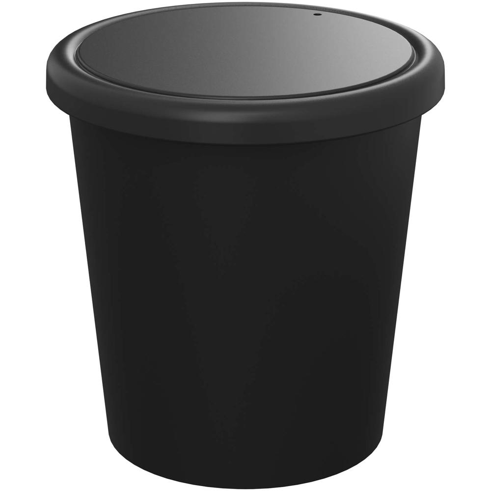 Americano® Piccolo 100 ml beker met deksel - met logo of onbedrukt bestellen - Zwart