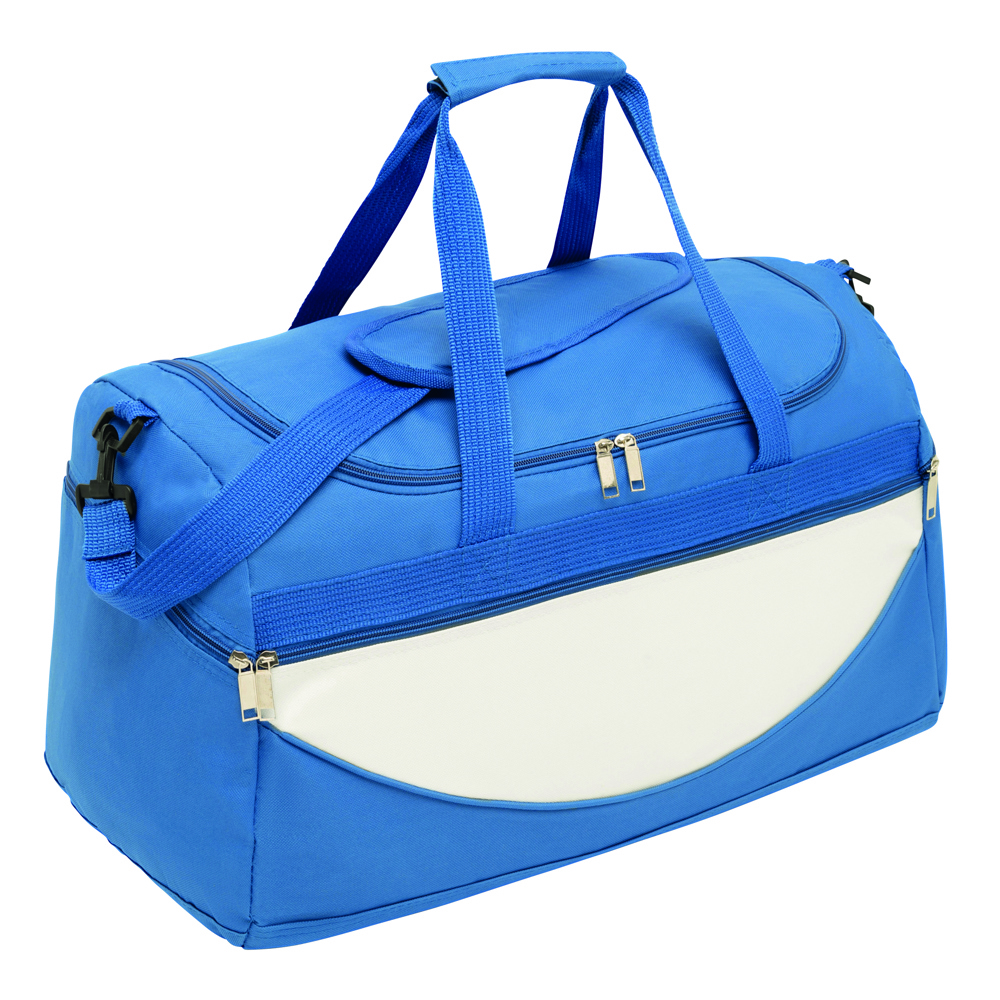 CHAMP - Sporttas - kopen of bedrukken - blauw, wit