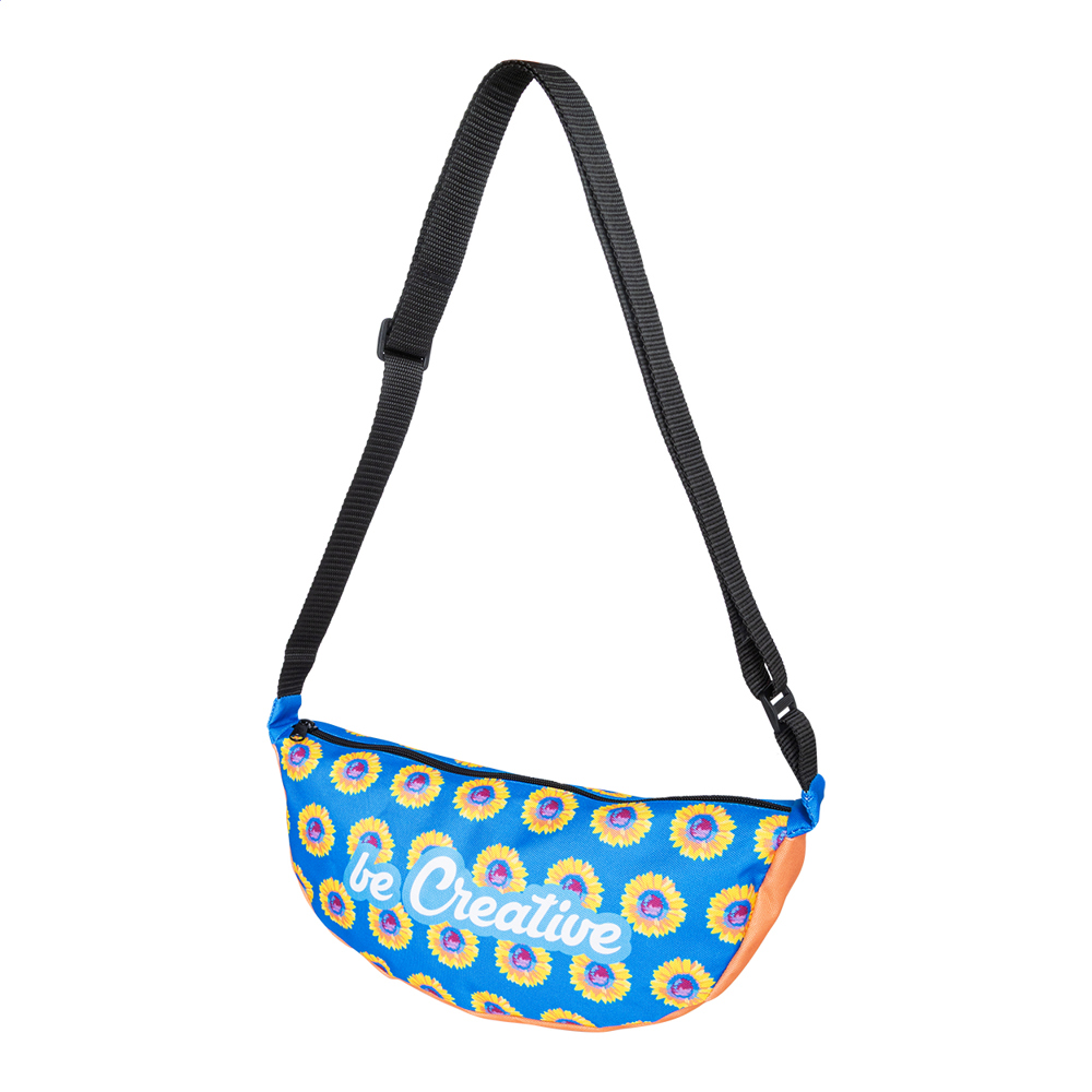 Subobag Party - custom made RPET crossbody tas - bedrukt of onbedrukt verkrijgbaar - Zwart
