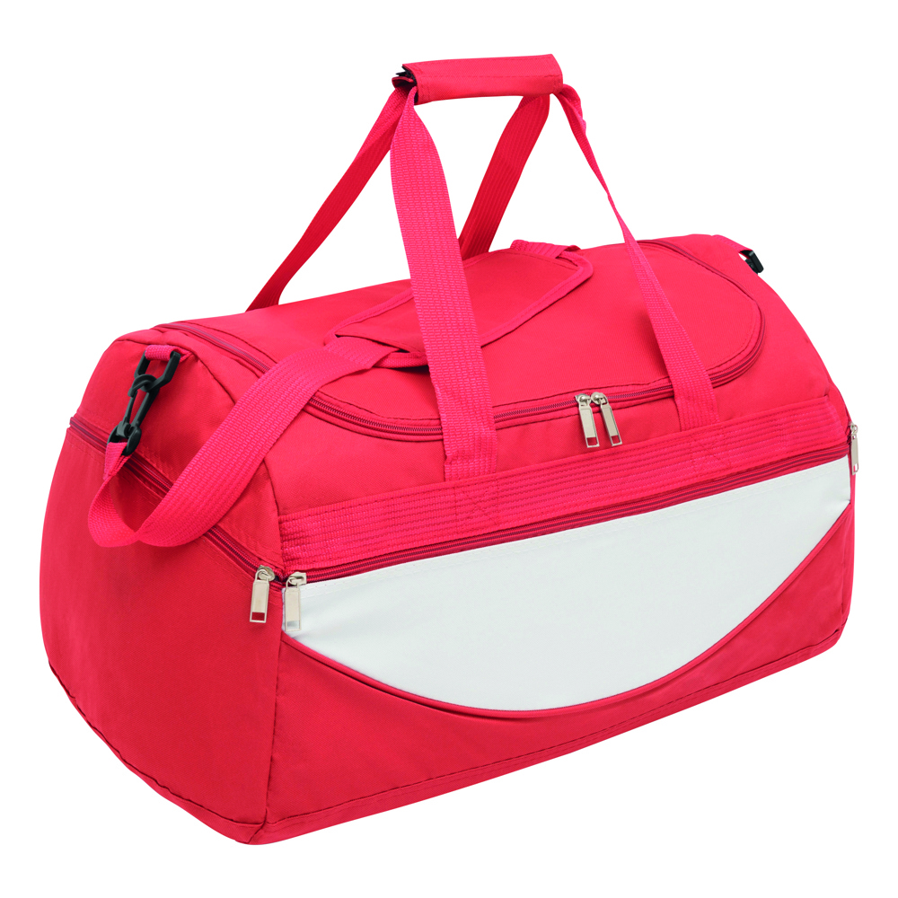 CHAMP - Sporttas - kopen of bedrukken - rood, wit