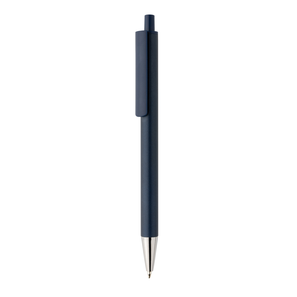 Amisk RCS-gecertificeerde pen van gerecycled aluminium - voor bedrijven en relatiegeschenken - blauw (± PMS 8483C)