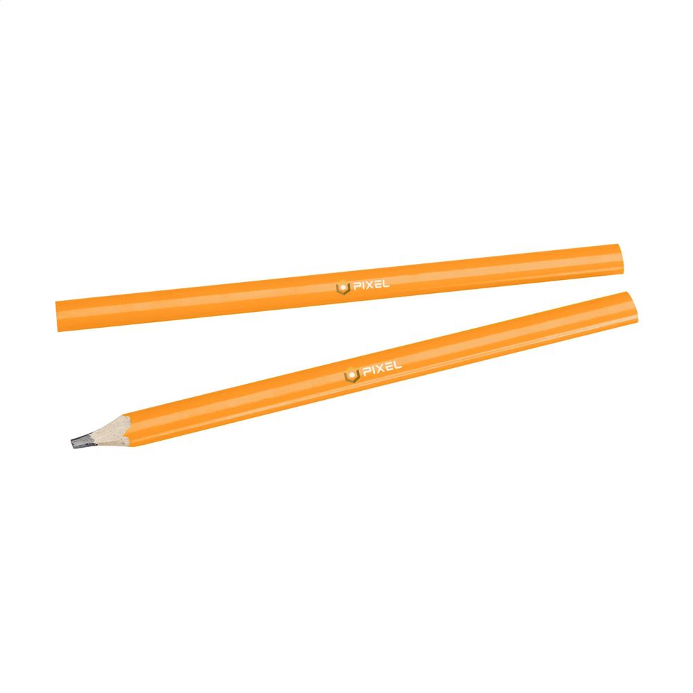 Carpenter timmermanspotlood - voor bedrijven en relatiegeschenken - geel