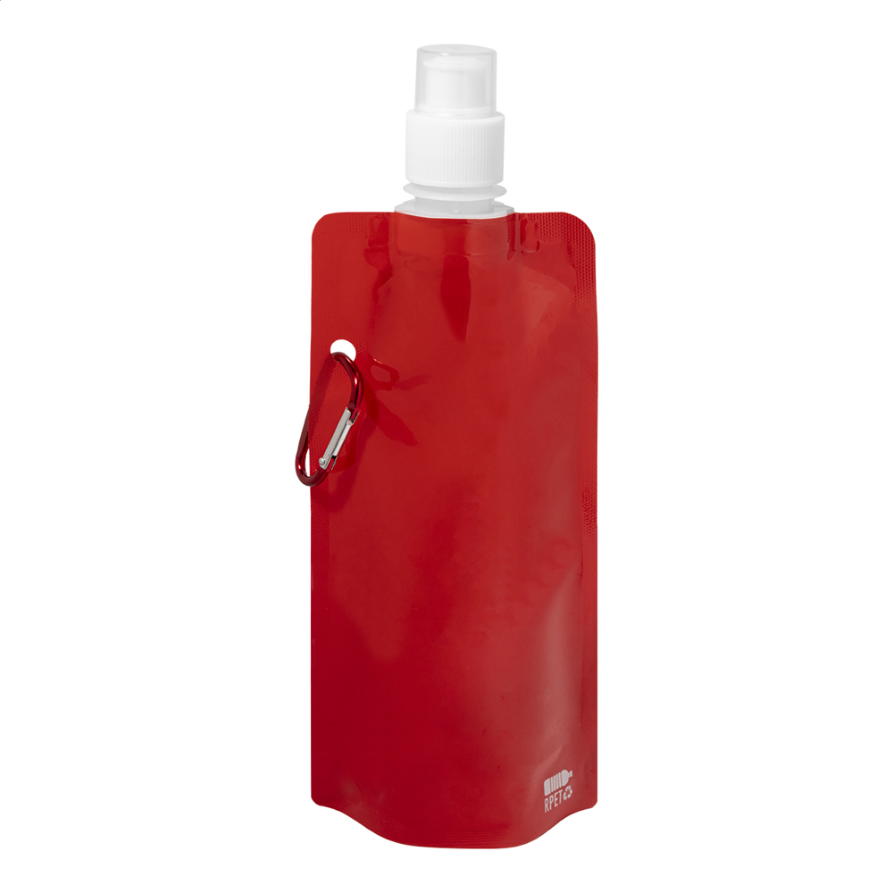 Carabol - opvouwbare RPET fles - met logo of onbedrukt bestellen - Rood