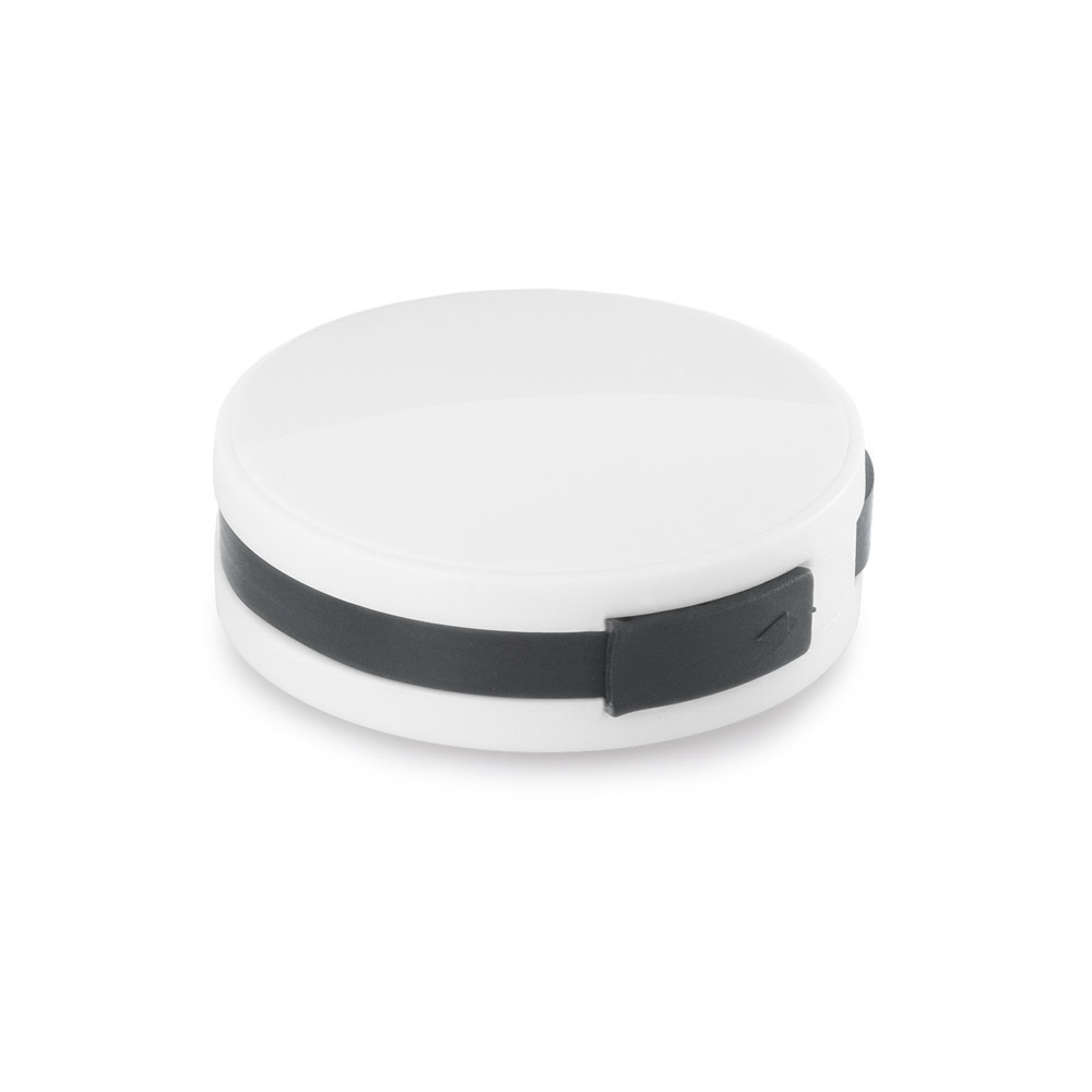 GARDNER. HUB met kabel en 4 USB-A poorten in ABS - voor bedrijven en relatiegeschenken - Zwart