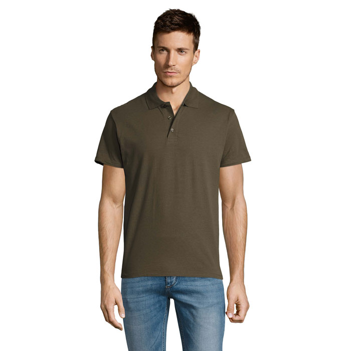 SUMMER II - SUMMER II HEREN Polo 170g - voor bedrijven en relatiegeschenken - Army