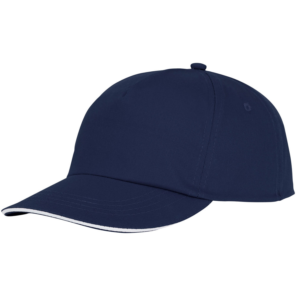 Styx 5 panel sandwich cap - voor bedrijven en relatiegeschenken - Marineblauw