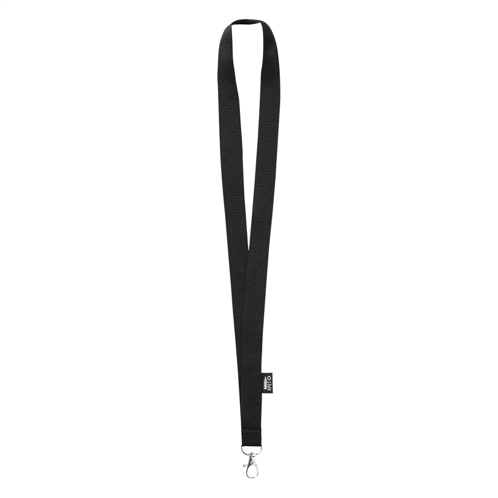 Larpet - lanyard - met logo of onbedrukt bestellen - Zwart