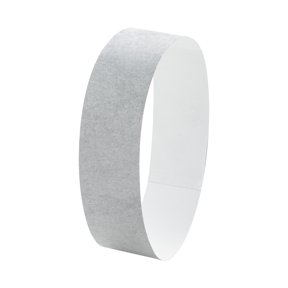 Wristvek - Tyvek polsbandjes (10 stuks) - voor bedrijven en relatiegeschenken - zilver