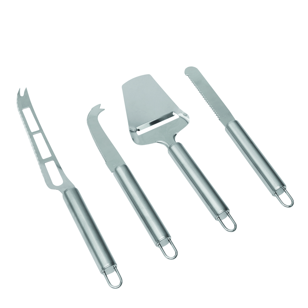 CHEESE - 4 delig kaasmessen set - bedrukt of onbedrukt verkrijgbaar