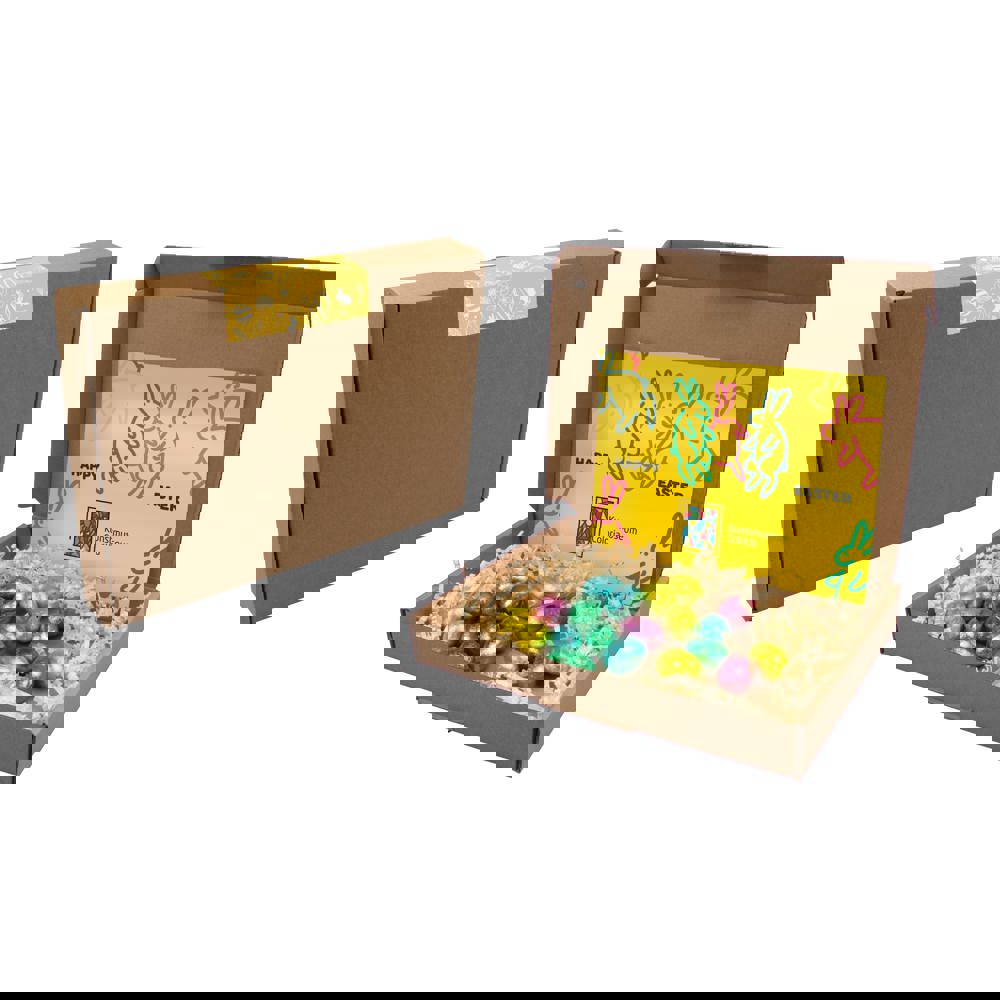 Doosje Paaseitjes in nest - met logo of onbedrukt bestellen