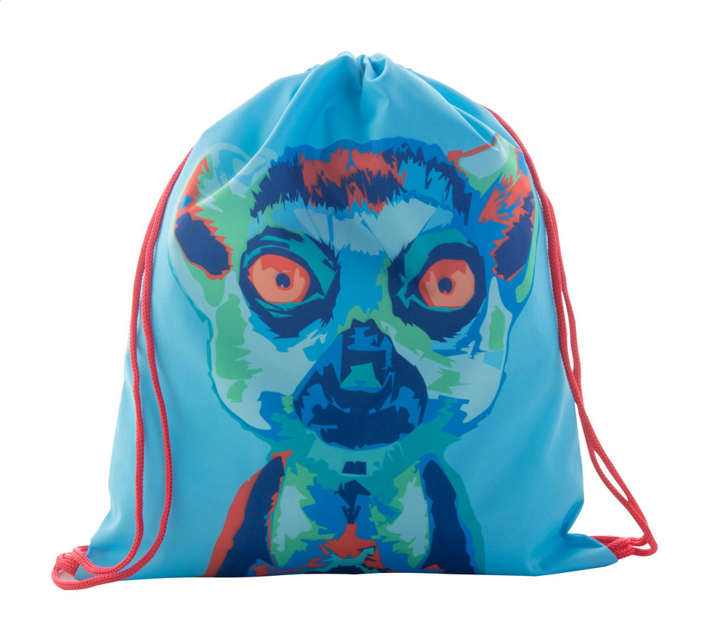 CreaDraw Kids - custom made gemaakte tas met trekkoordsluiting voor kinderen - kopen of bedrukken - Rood/Wit