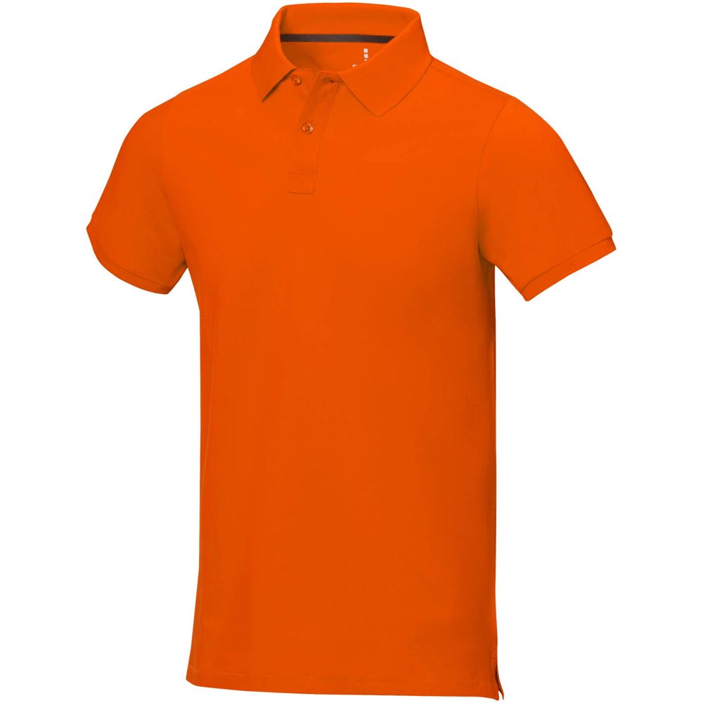 Calgary herenpolo met korte mouwen - voor bedrijven en relatiegeschenken - Oranje