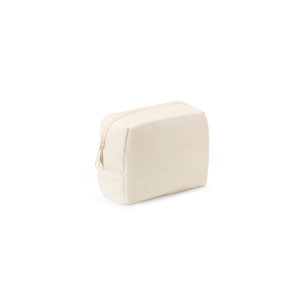 CHLOE. Cosmetische tas van 600D polyester met hoge dichtheid - met logo of onbedrukt bestellen - beige