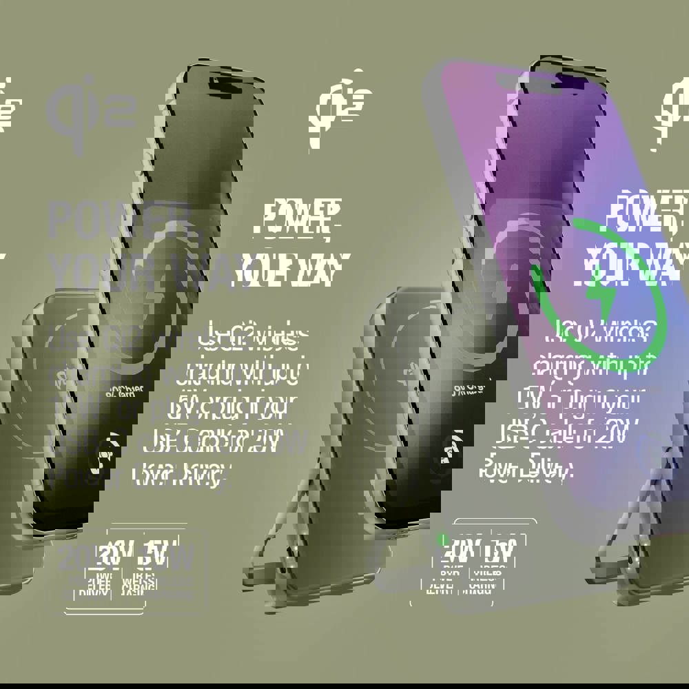 Fresh 'n Rebel Draadloze Powerbank 10000mAh Geschikt voor MagSafe 