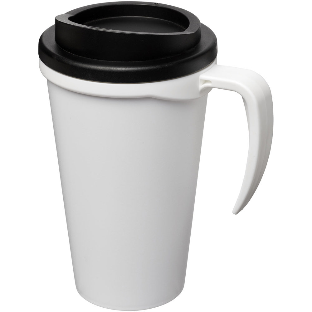 Americano® grande 350 ml geïsoleerde beker - bedrukt of onbedrukt verkrijgbaar - Wit, Zwart