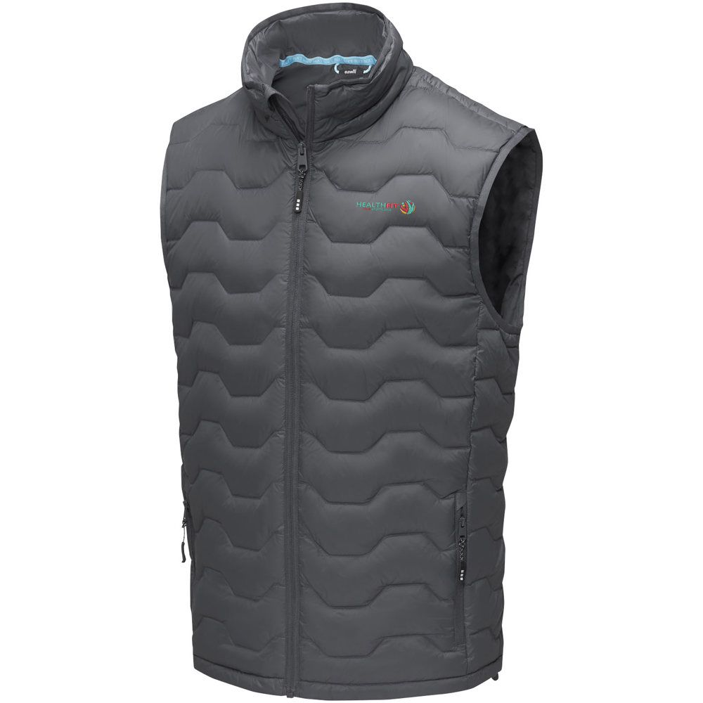 Petalite GRS gerecyclede geïsoleerde down bodywarmer voor heren