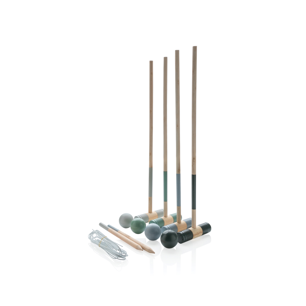 Houten croquet set - kopen of bedrukken