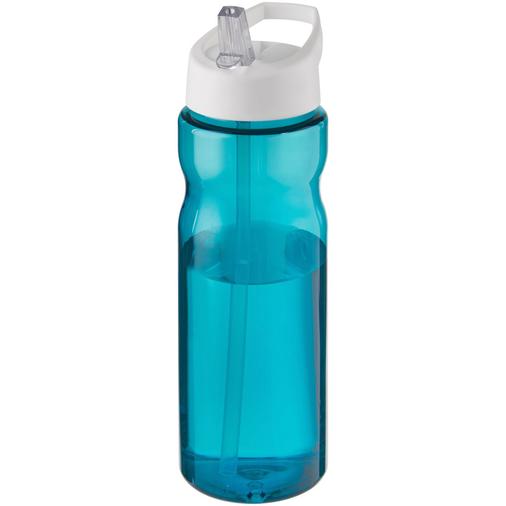 H2O Active® Base 650 ml bidon met fliptuitdeksel - met logo of onbedrukt bestellen - Aquablauw, Wit