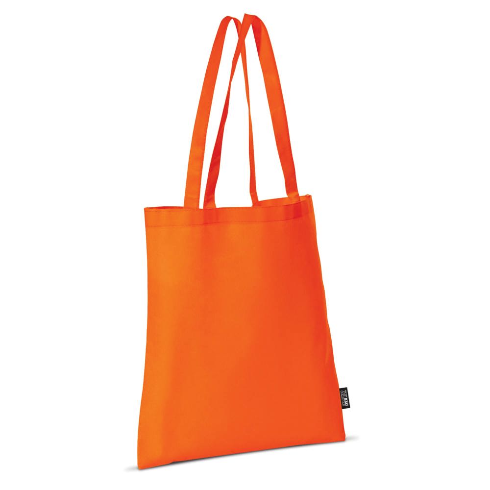 Schoudertas non-woven 75g/m² - bedrukt of onbedrukt verkrijgbaar - oranje