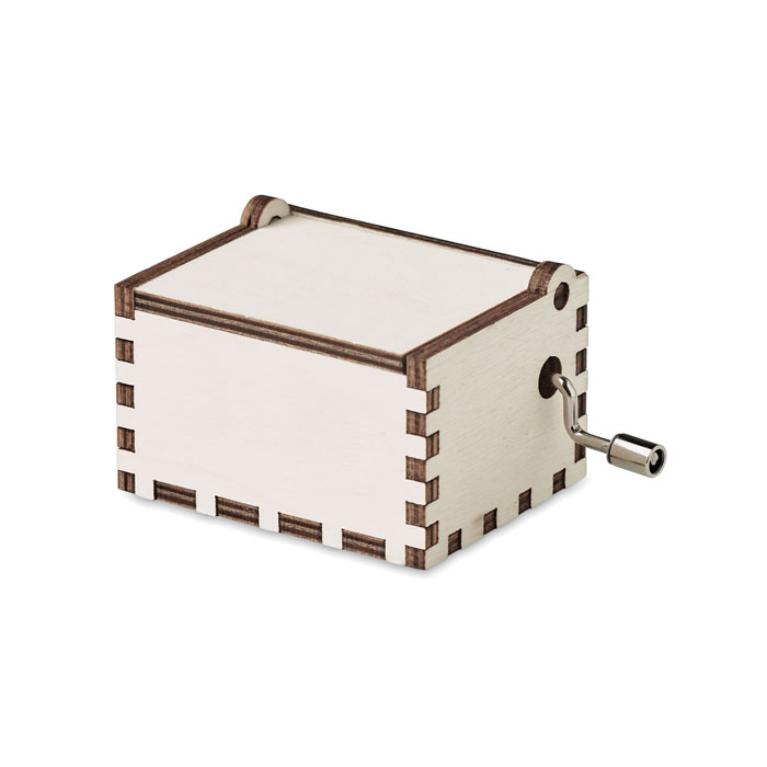 BOXMAS - Houten kerst muziekdoos