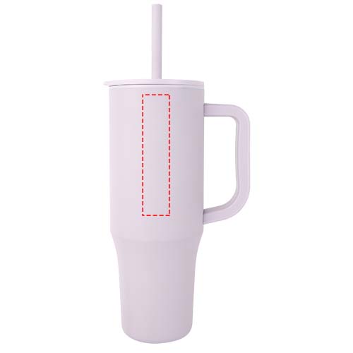 Brady 900 ml RCS gecertificeerde geïsoleerde beker met siliconen rietje