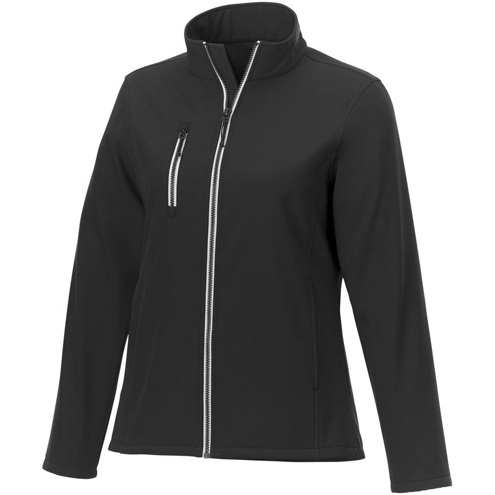 Orion softshell dames jas - met logo of onbedrukt bestellen - Zwart